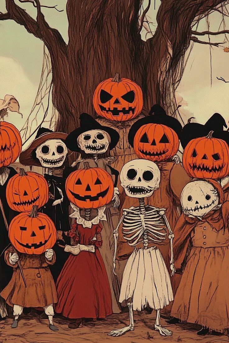 Aesthetic Vintage Halloween Wallpaper