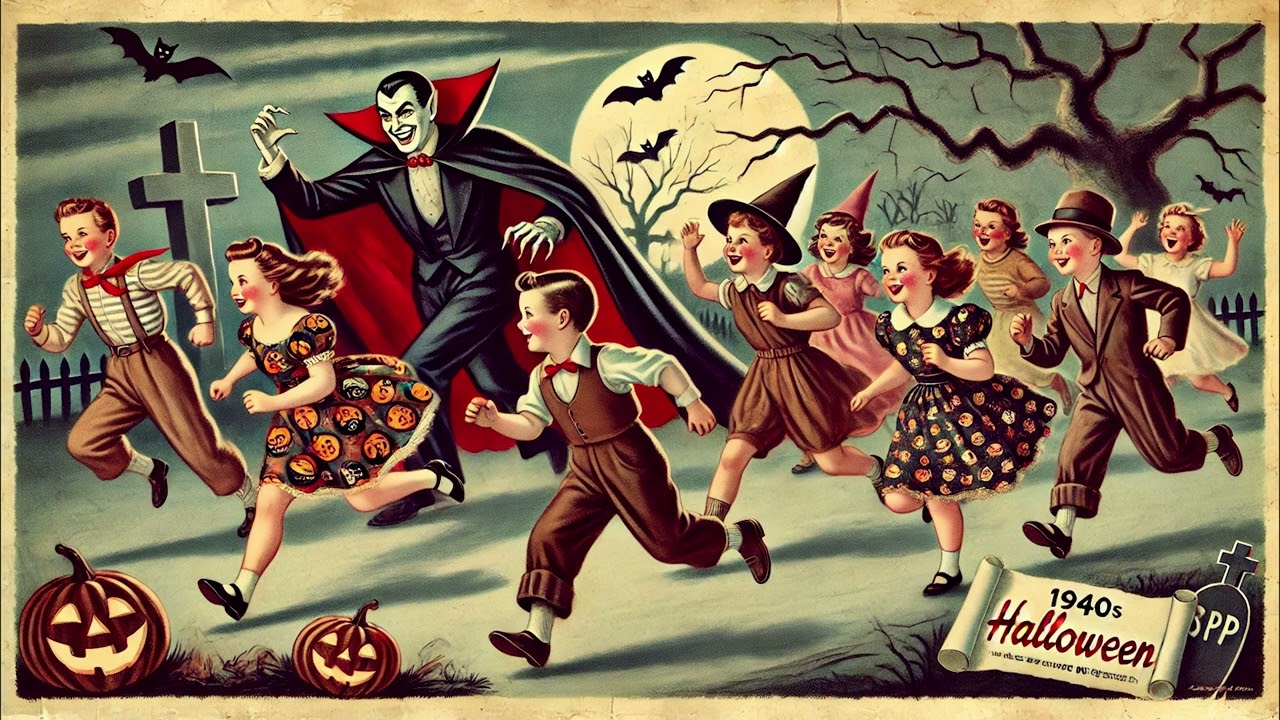 Retro, Vintage Halloween Music