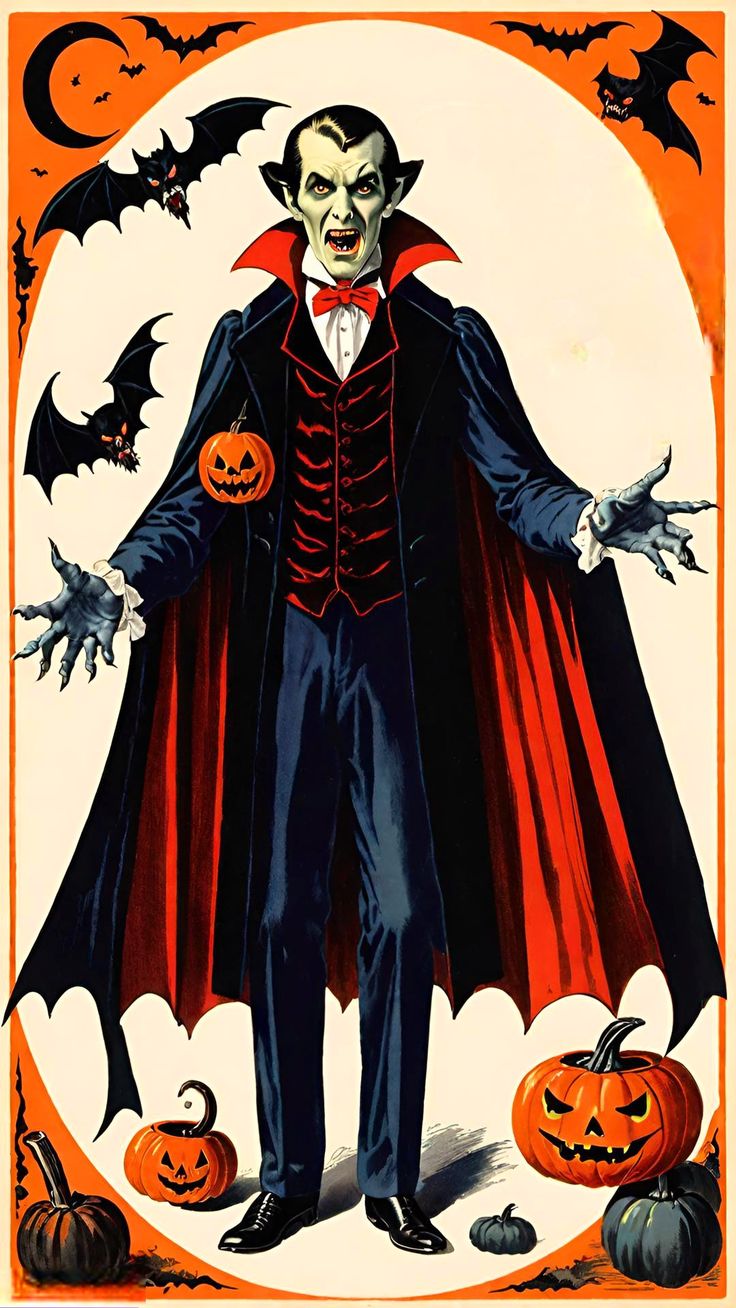 Vintage Halloween Wallpaper Digital Art