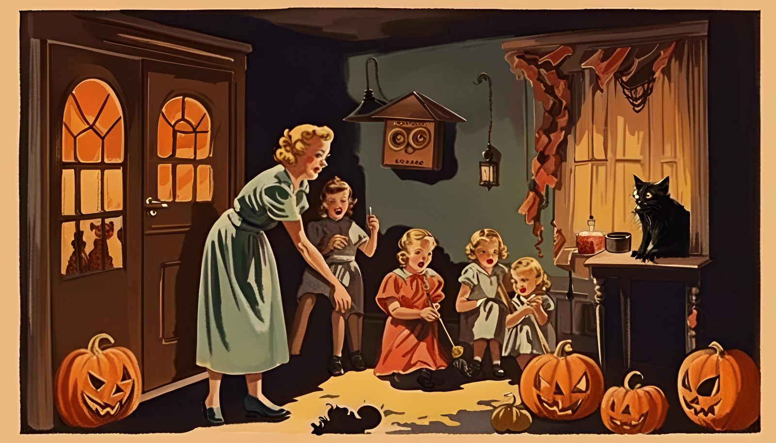Trick Or Treat Halloween, Scary 1940s