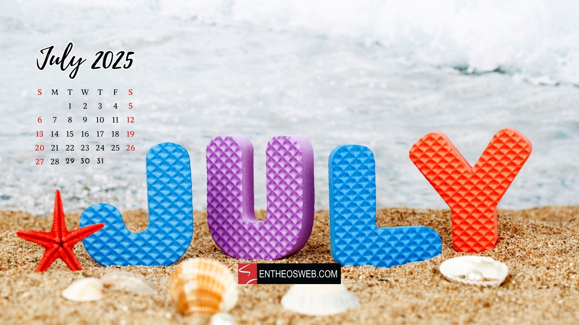 July 2025 Desktop Wallpaper