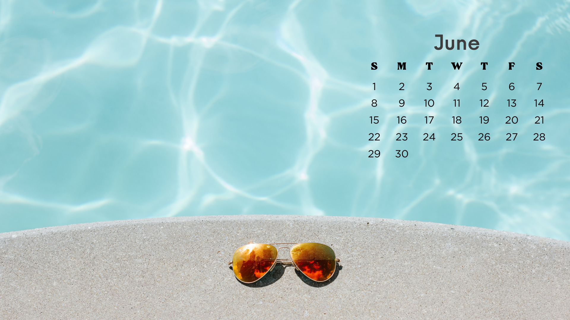 Free June 2025 Desktop Calendar