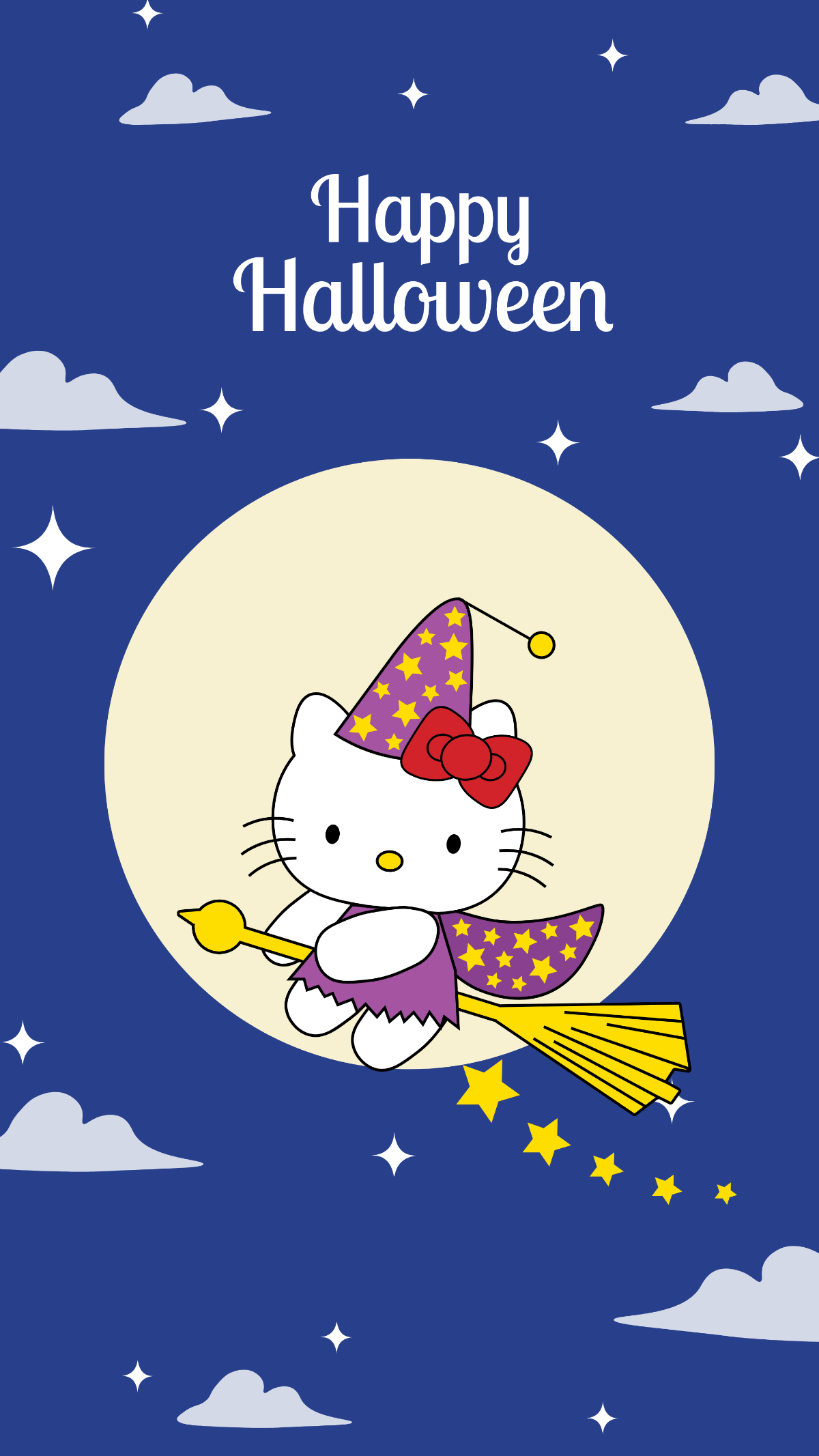 Free Hello Kitty Halloween Wallpaper to Edit Online