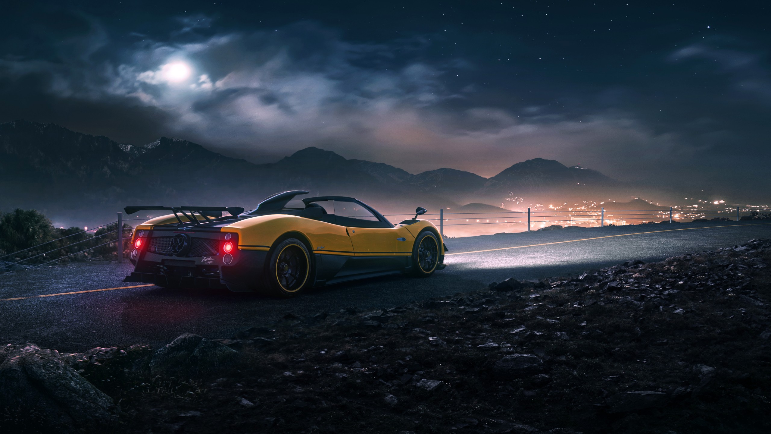 Pagani Zonda Cinque 4K Wallpaper