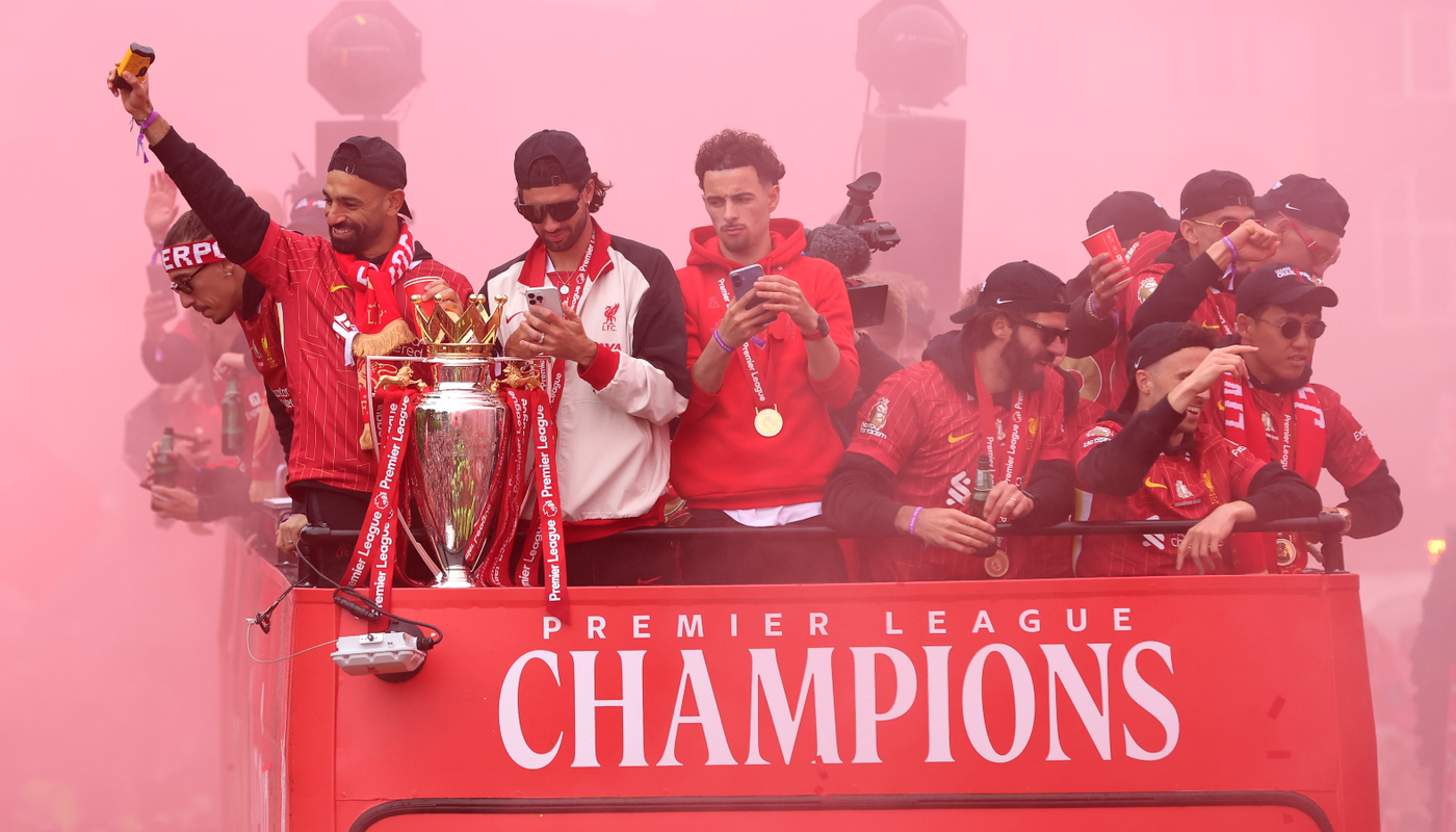 Liverpool's Premier League Trophy parade