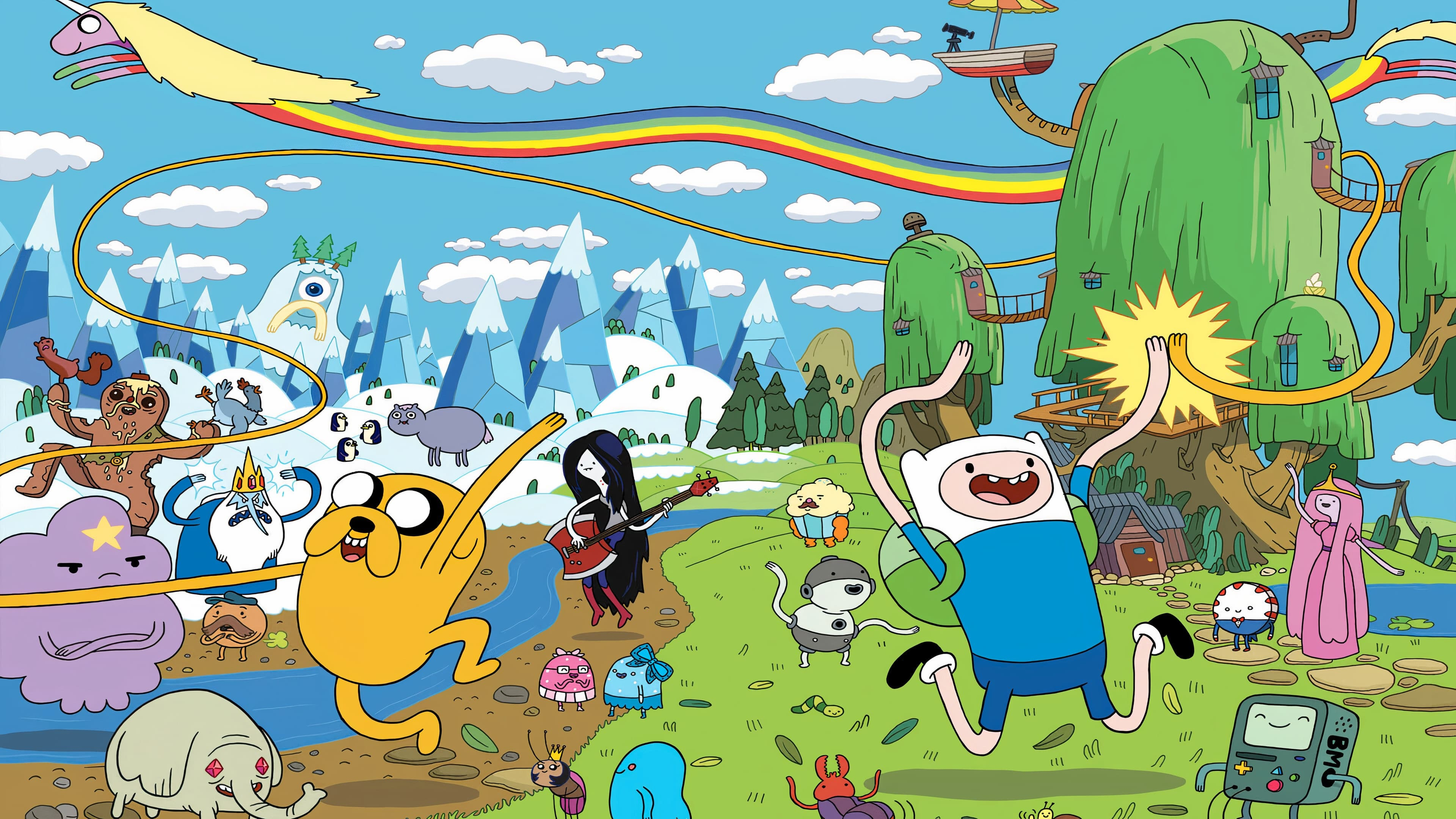 Adventure Time Wallpaper 4K, TV series