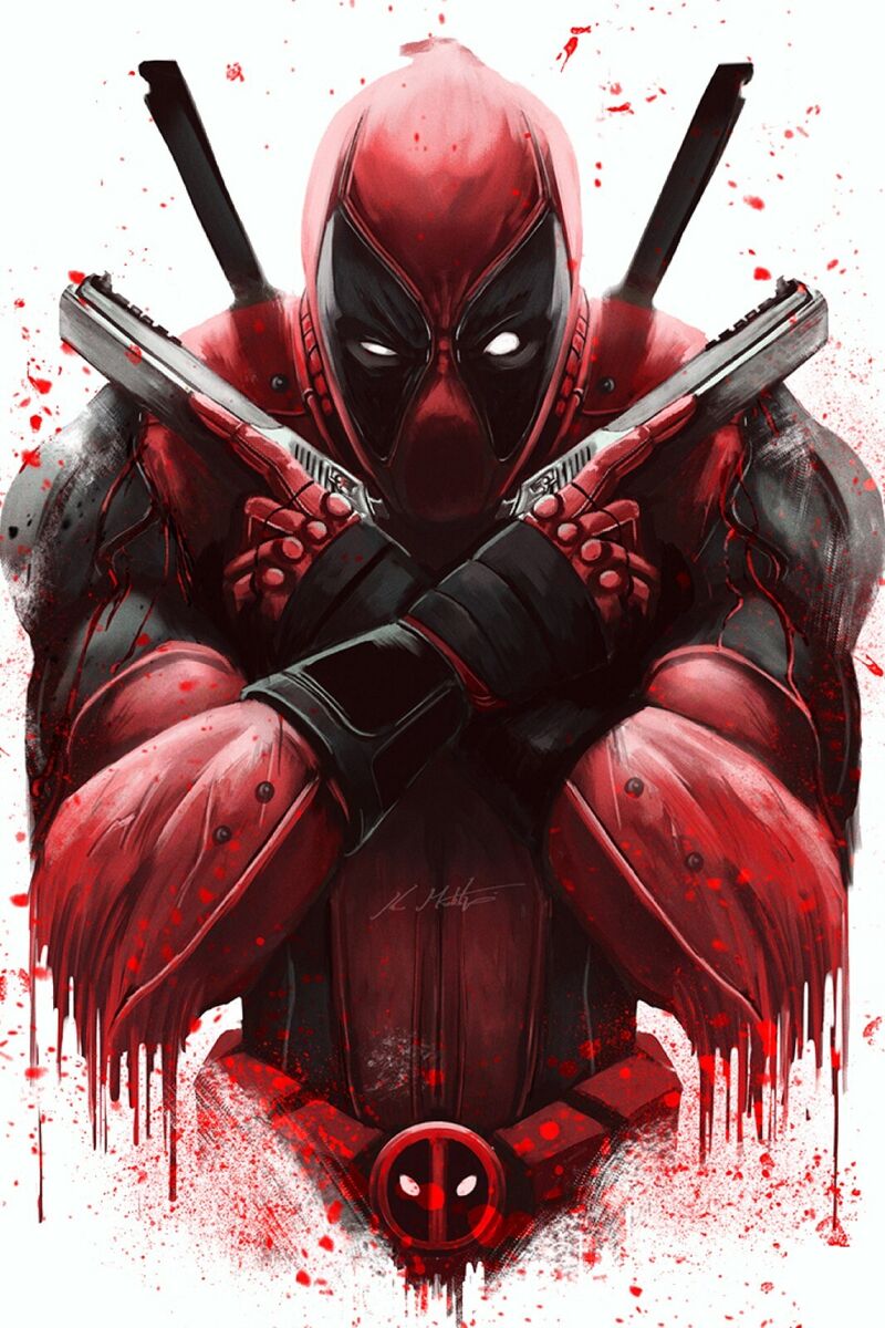 Deadpool Poster Wall Art Home Decor