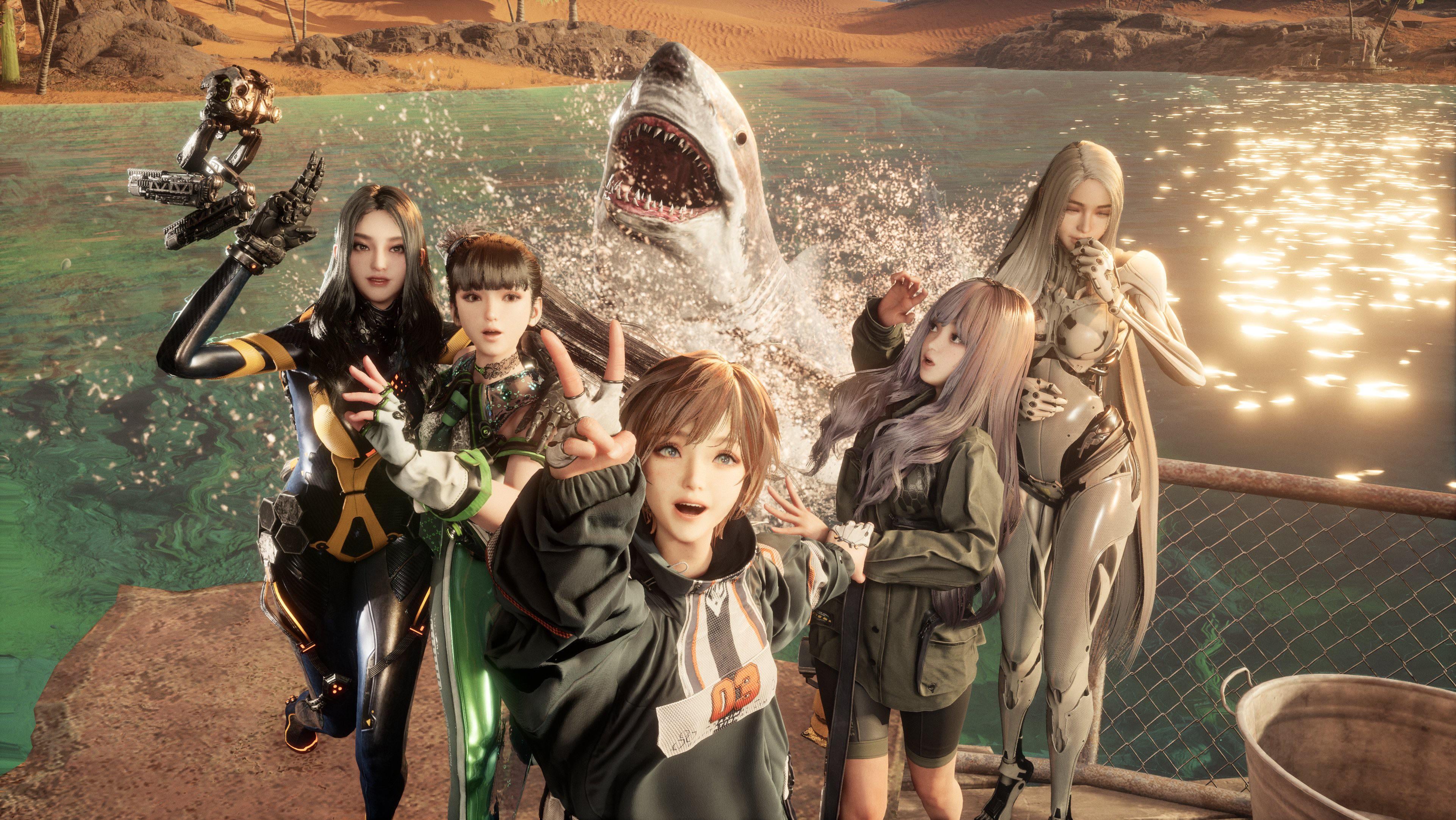 Stellar Blade celebrating 100K