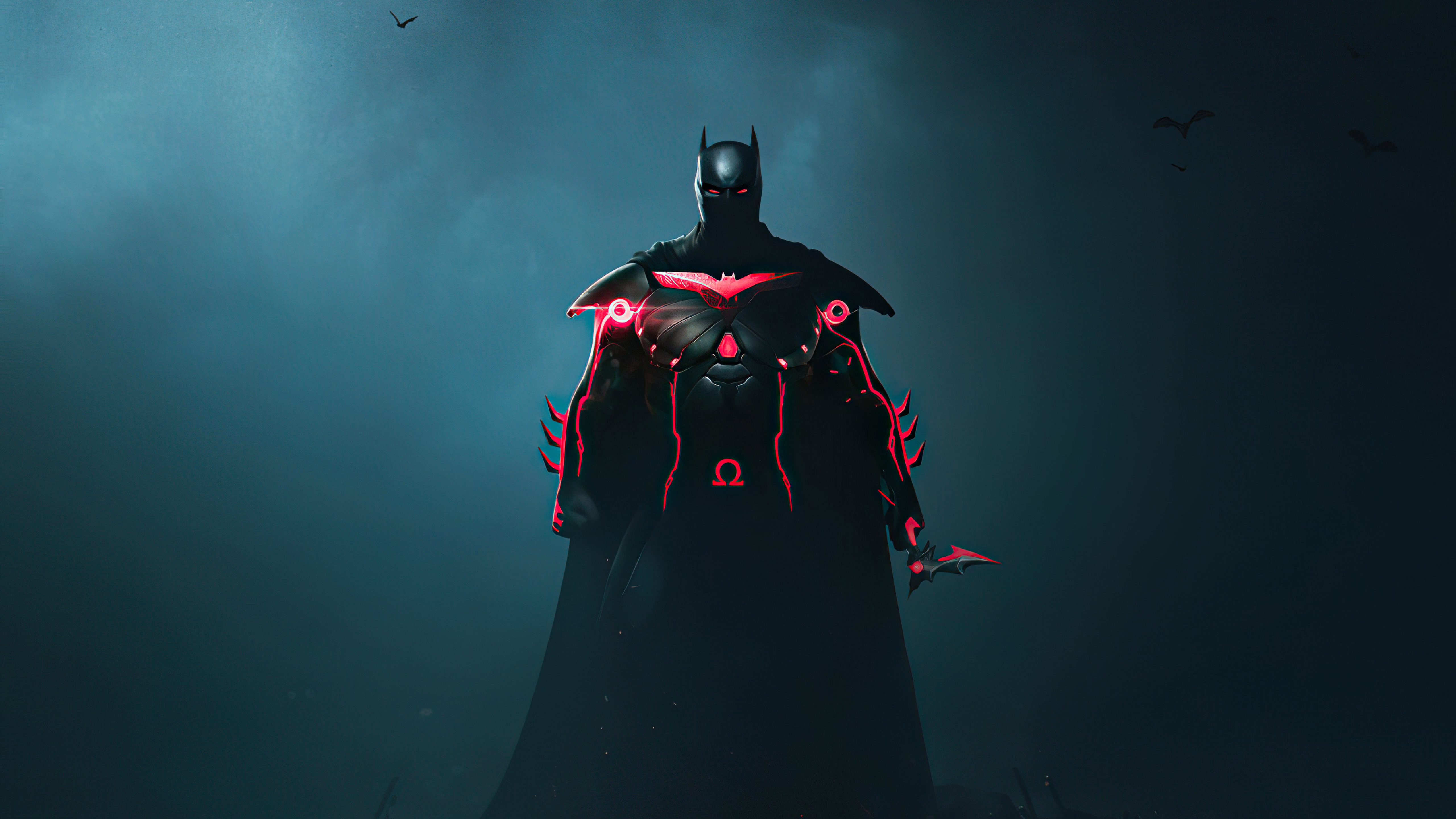Wallpaper Batman, DC Comics, Cyberpunk