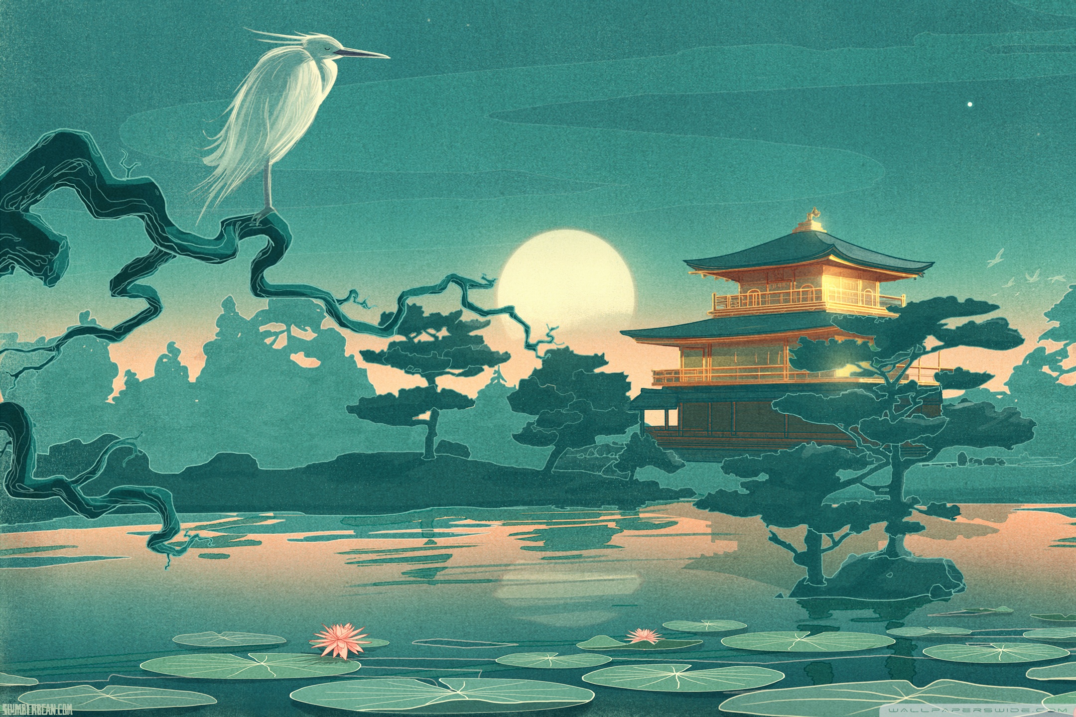Japanese Temple 4K UHD Wallpaper