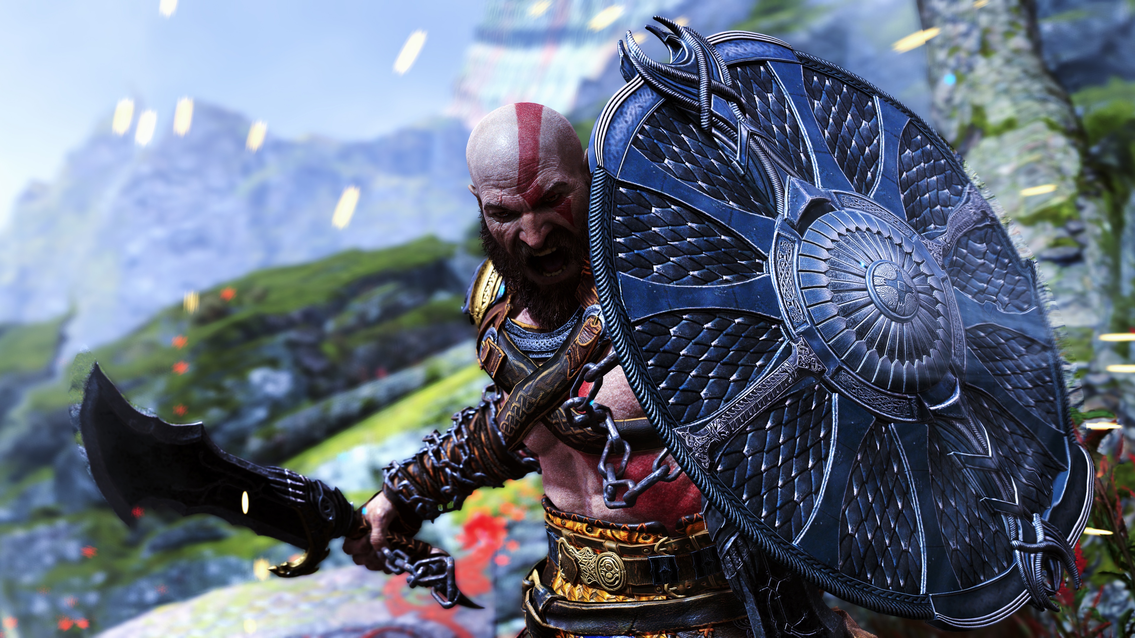 God of War Wallpaper 4K, Ultrawide