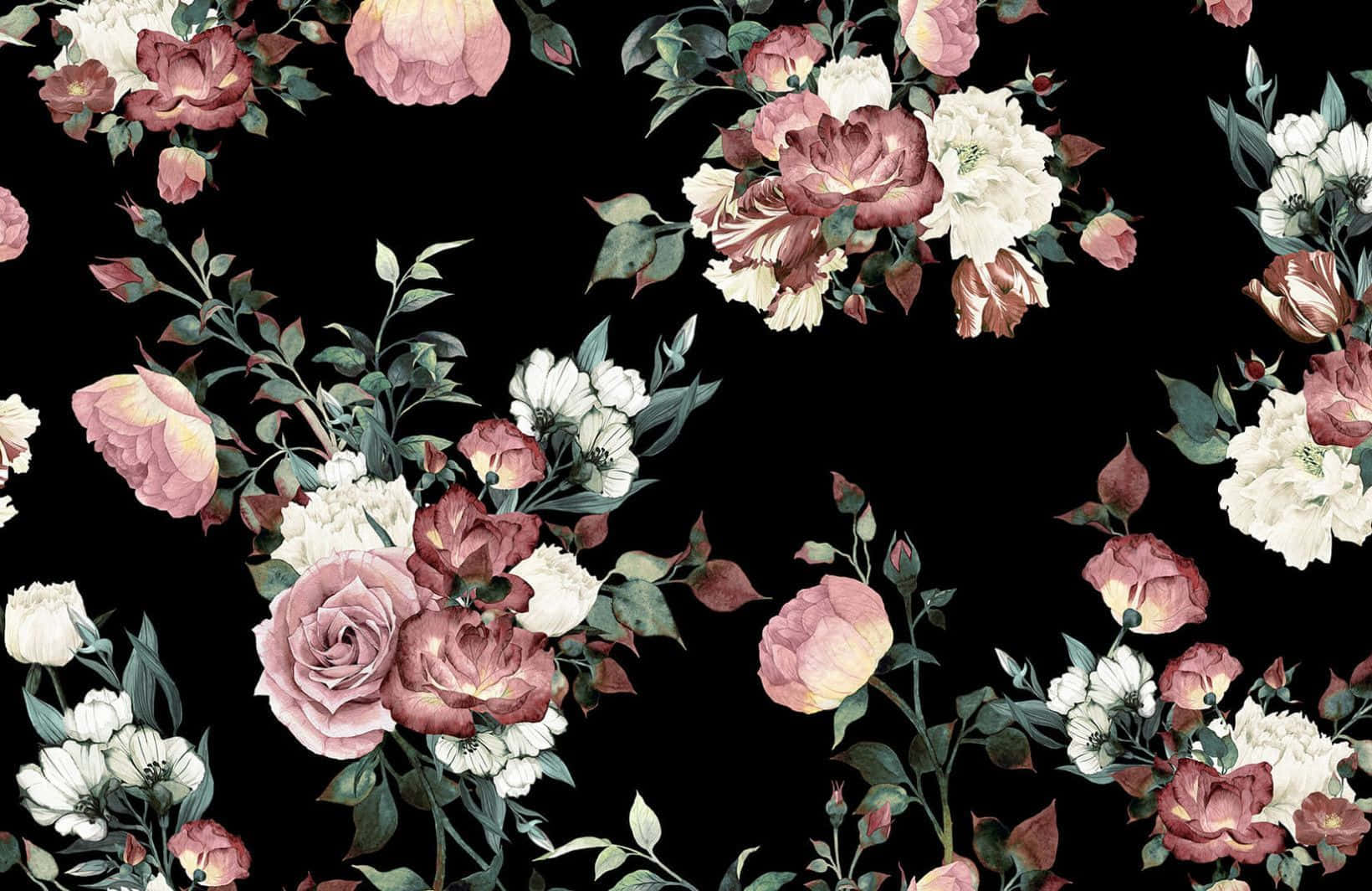 Enchanting Floral Wallpaper