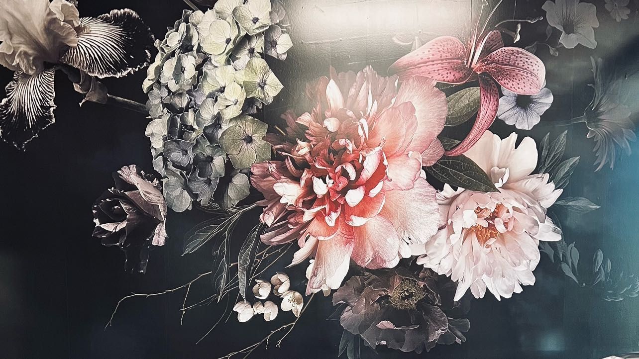 Black Floral Inks Vegas