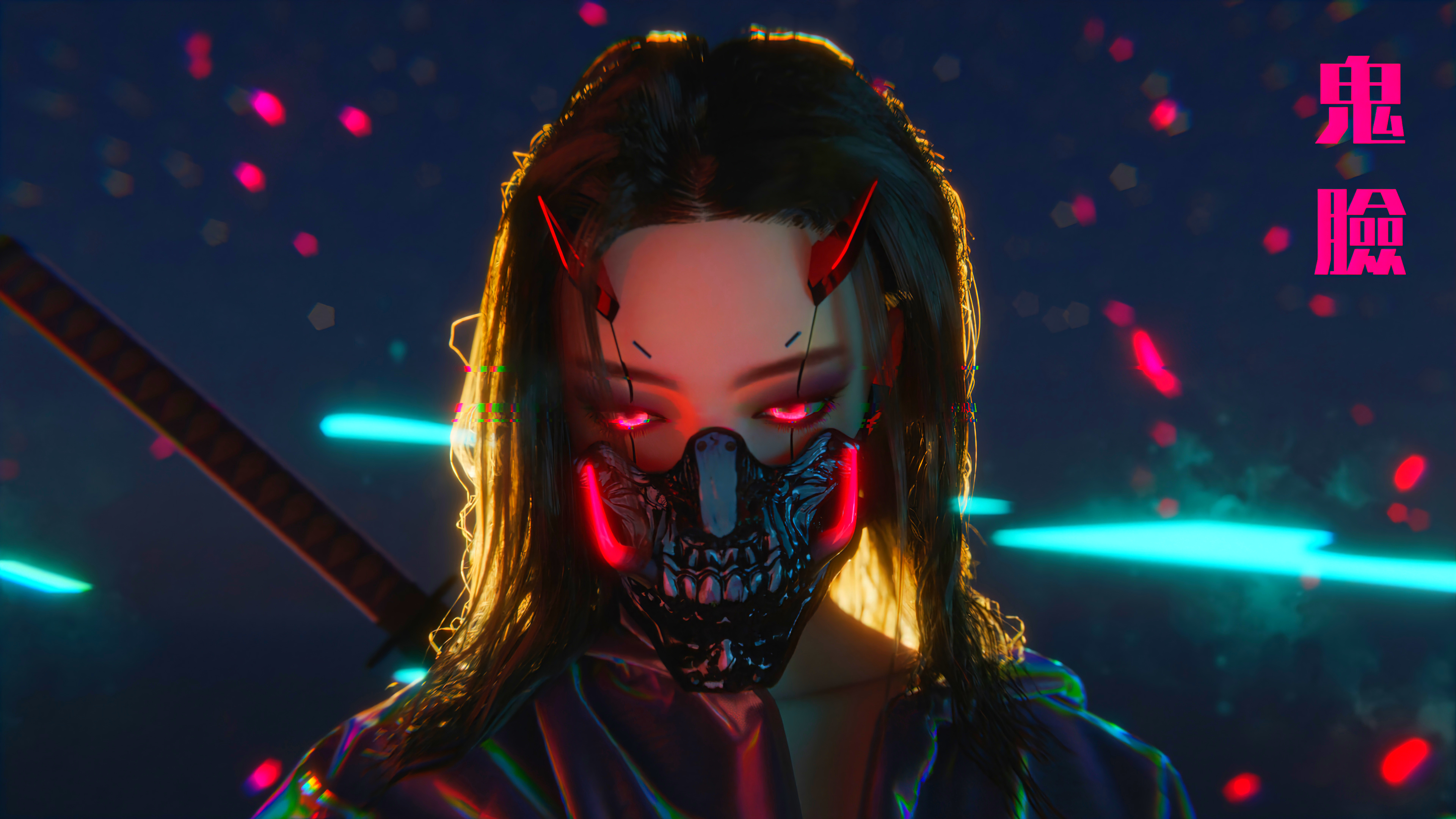 Download Cyberpunk Anime Girl 4k Ultra