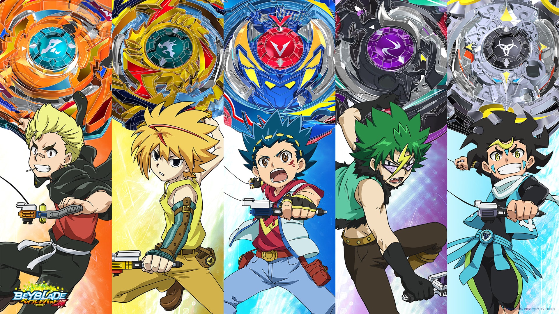 Download Anime Beyblade Burst HD Wallpaper