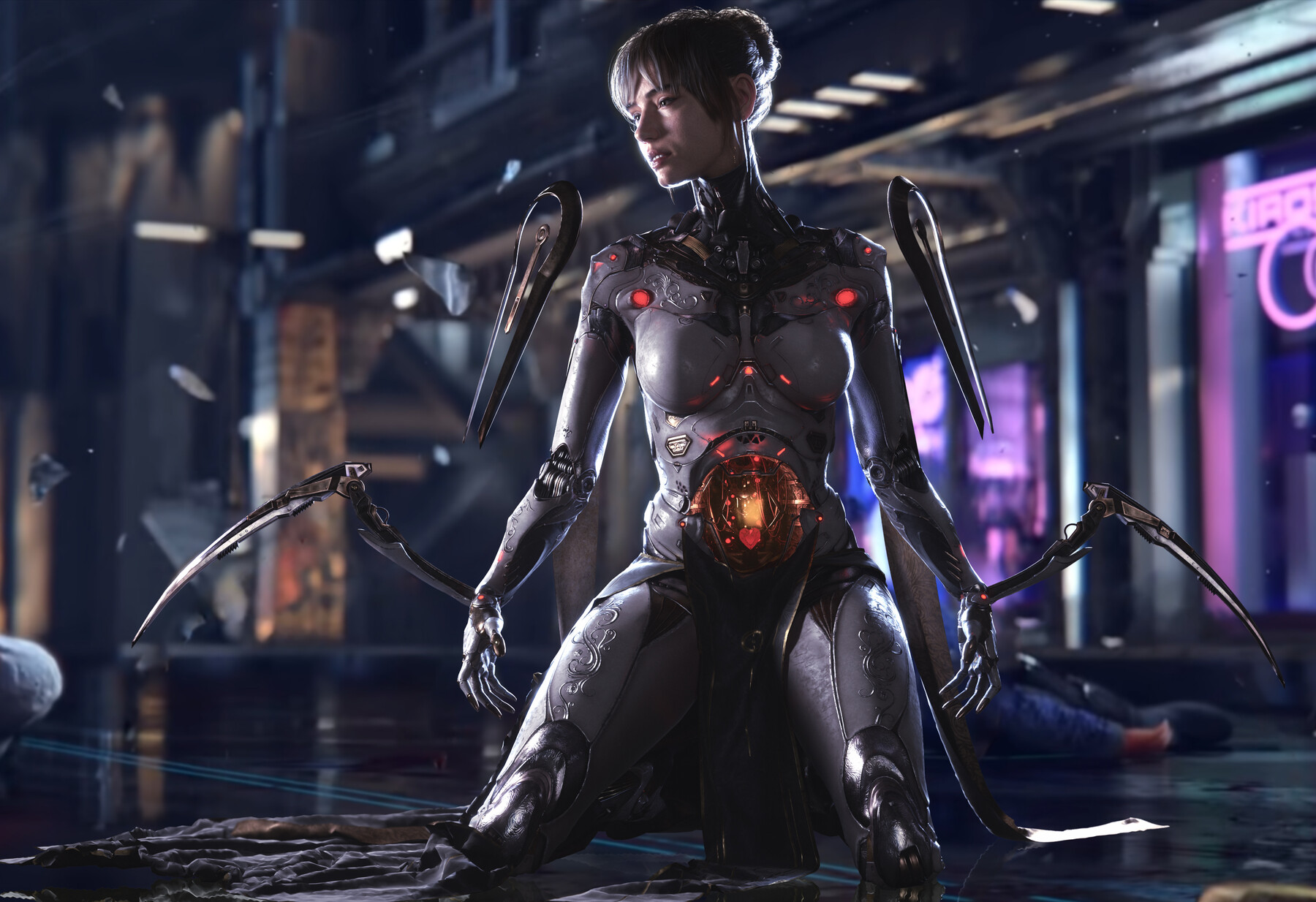 Alita Joi Cyberpunk girl