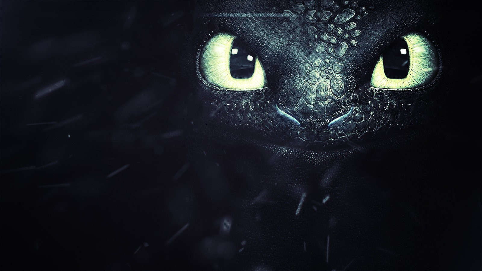 Black Dragon Desktop wallpaper 1366x768