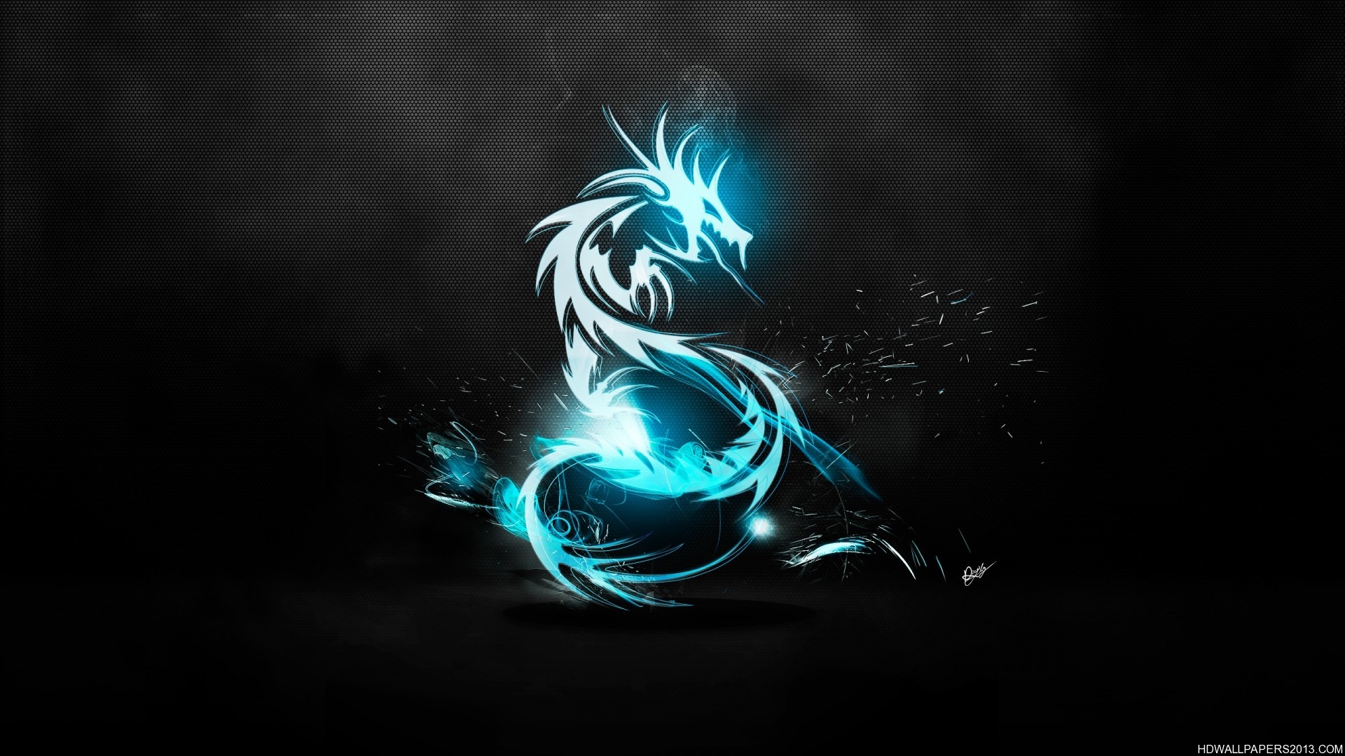 Dragon Glow Art. High Definition