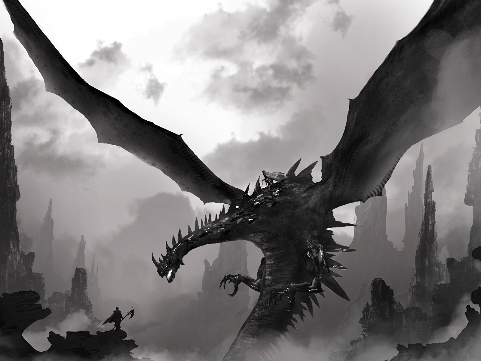 Desktop Wallpaper Dragons Wings