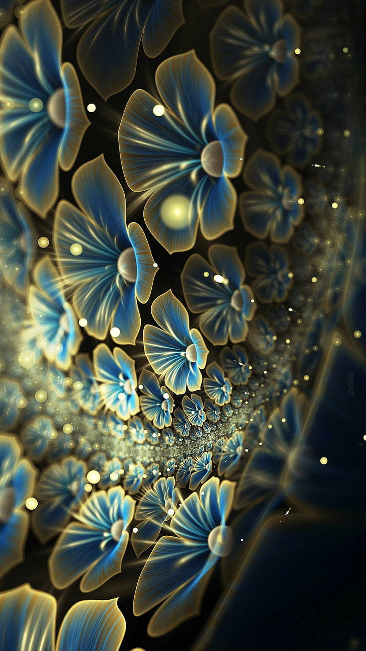 Blue Flower HD Wallpaper