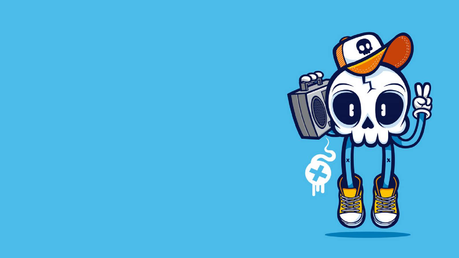 Download Skeleton Pop Art Dark Skull Image