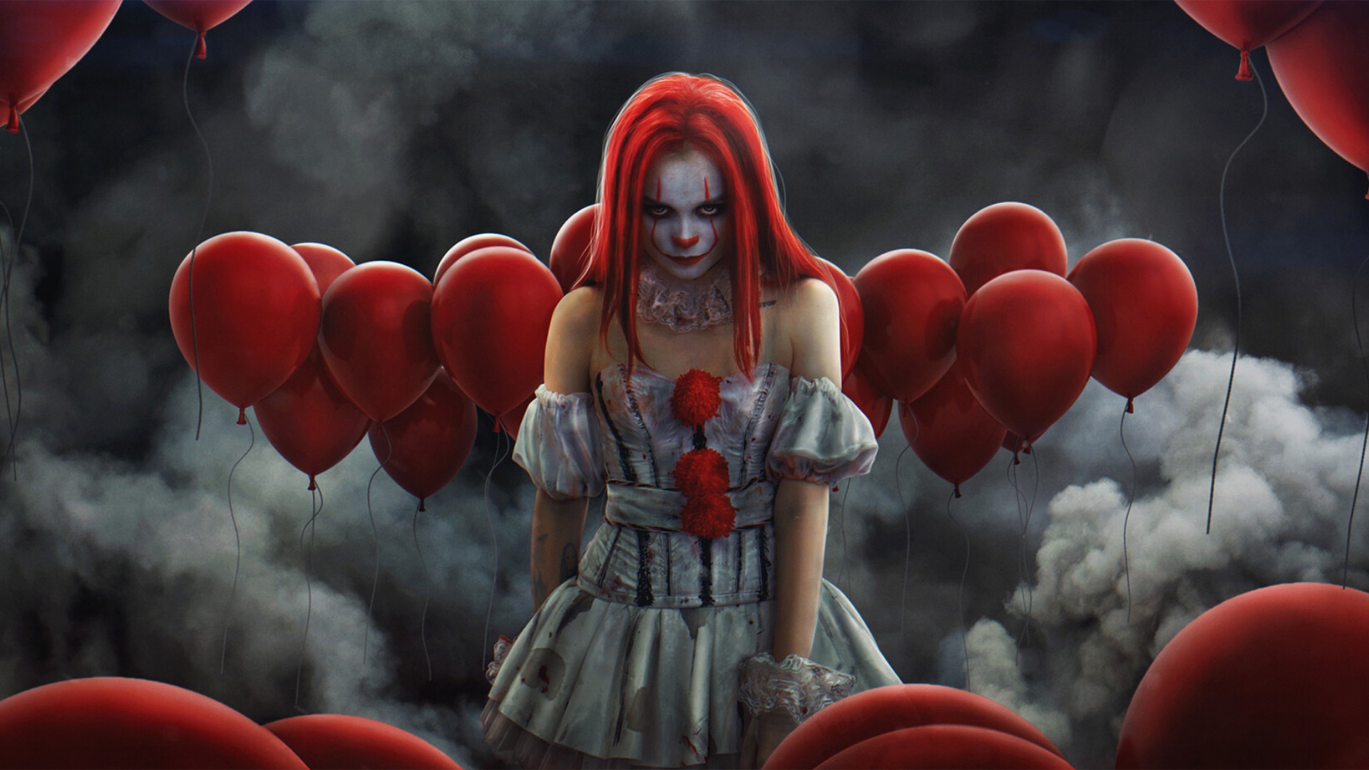 Hair Dark Clown HD Wallpaper