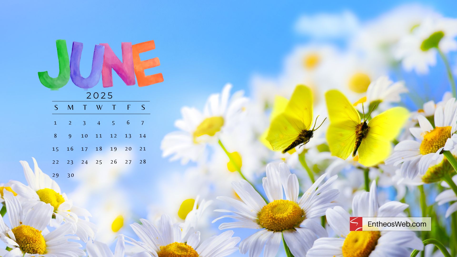June 2025 Desktop Wallpaper Calendars