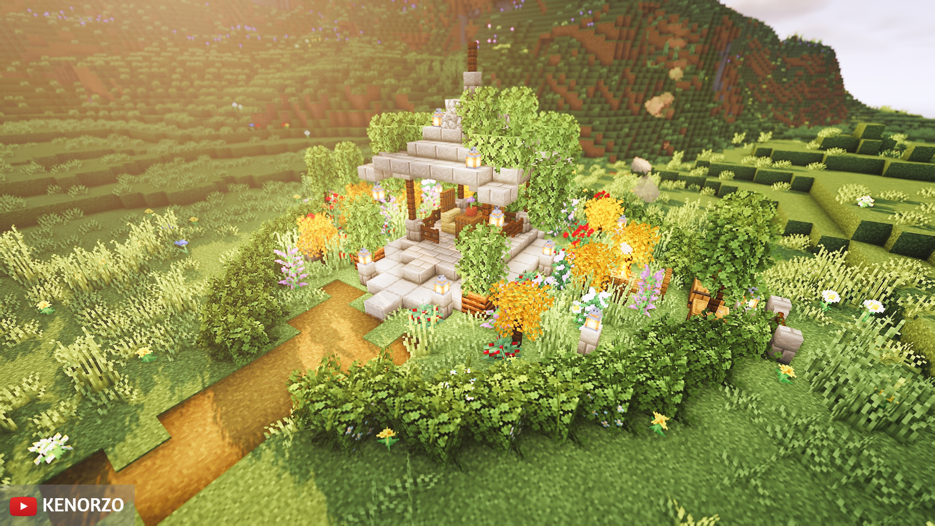 Minecraft Aesthetic Garden Ideas!!, r