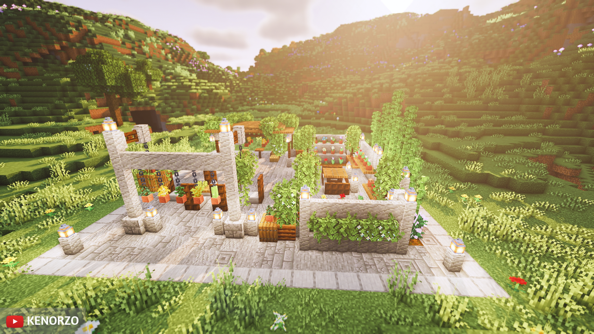 Minecraft Aesthetic Garden Ideas!!, r