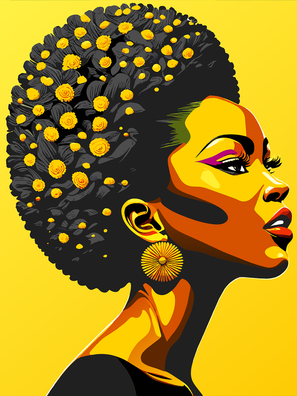 Download Afro, African, Woman. Royalty