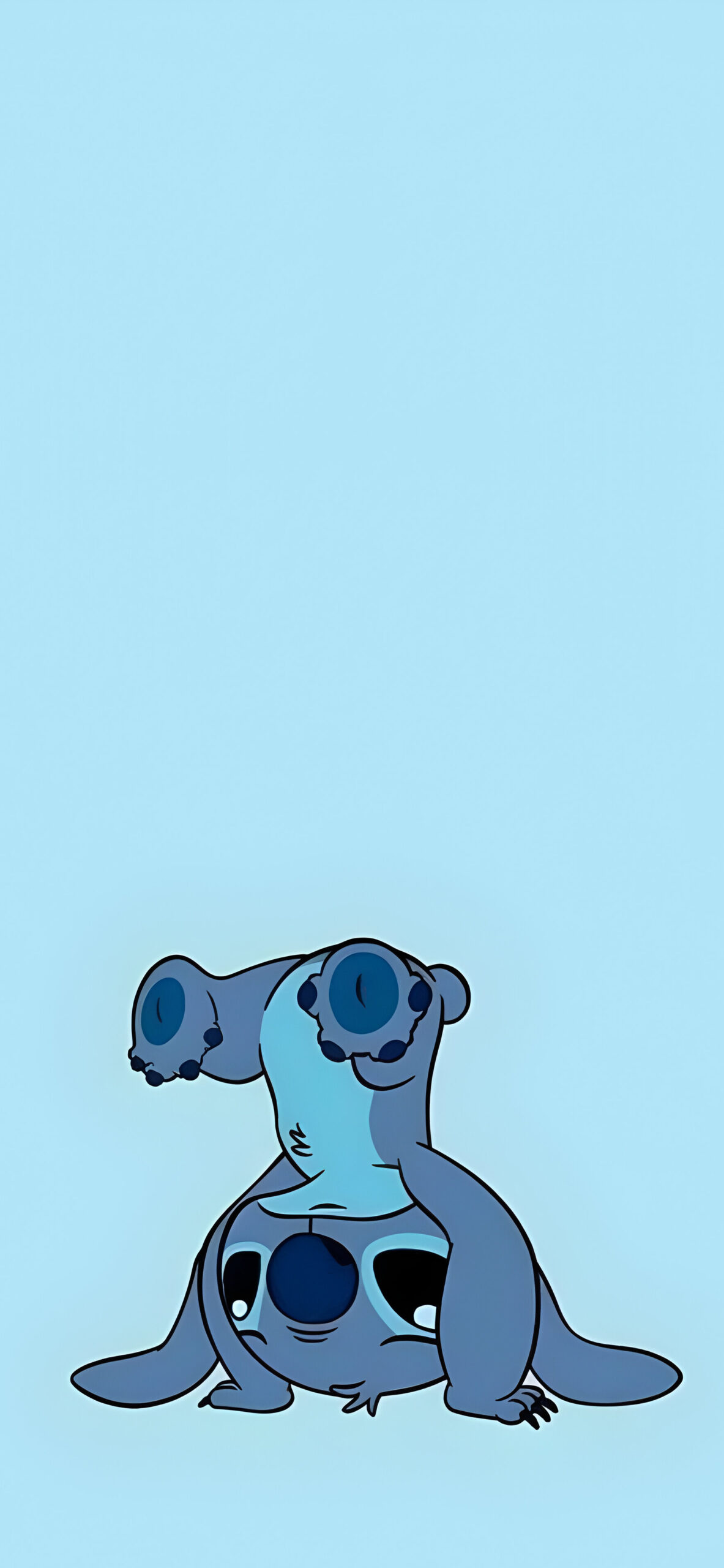 Stitch Funny Headstand Wallpaper