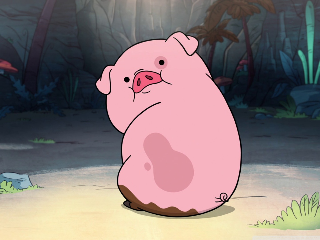 Cute Funny Piggy 4K UHD Wallpaper