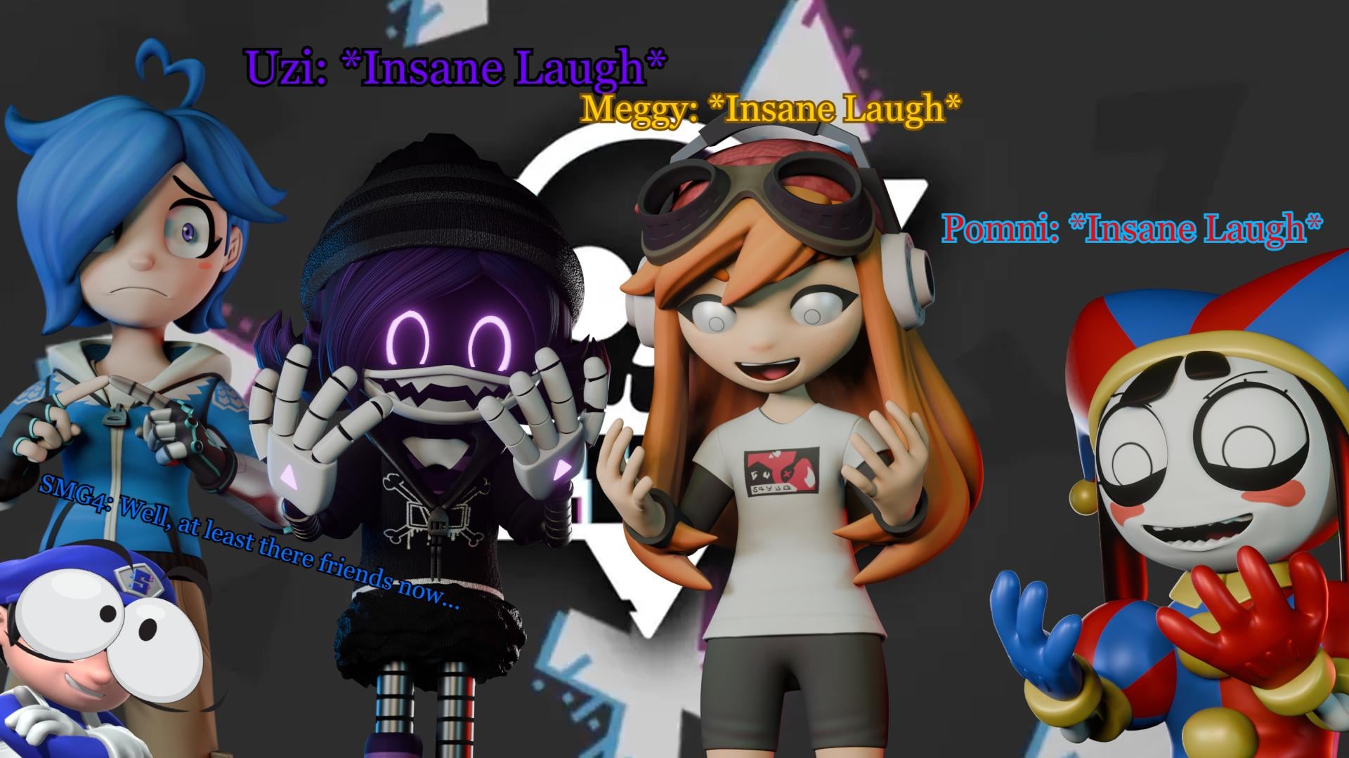 SMG4 GLITCH The Protagonists Of Glitch