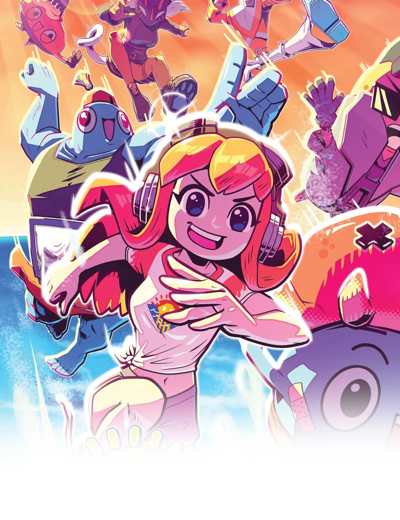 Sunset Paradise Poster. GLITCH