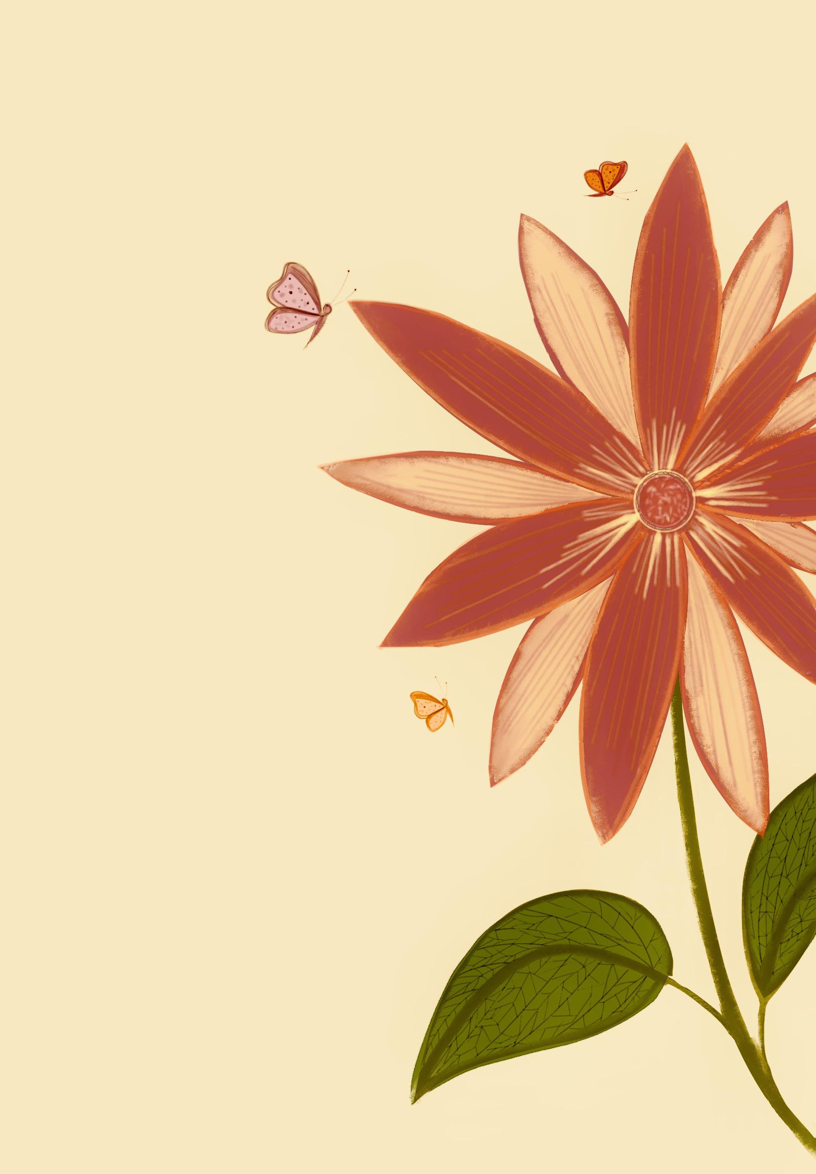 Quick flower doodle
