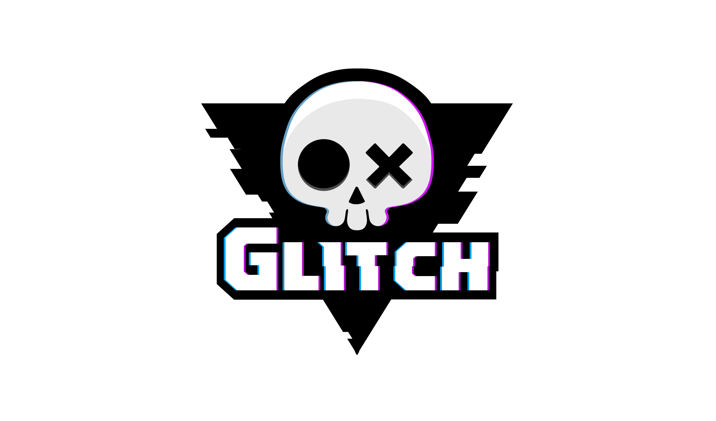 GLITCH logo. No AI upscaling