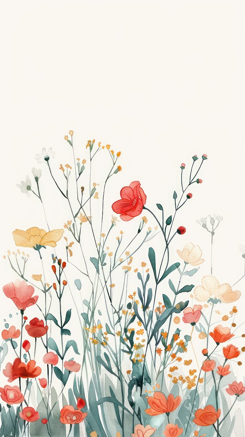 Wild Flower Wallpaper Background Image