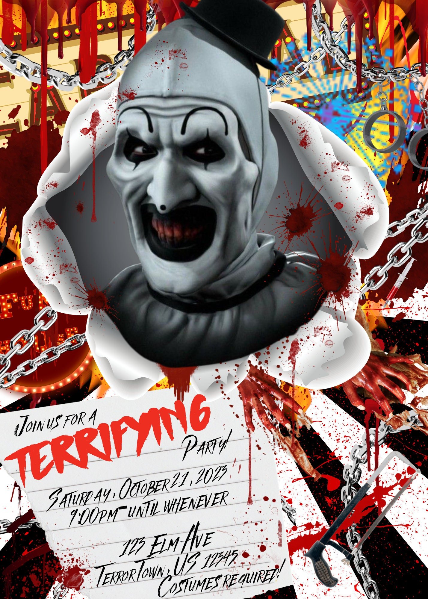 Terrifying Art the Clown