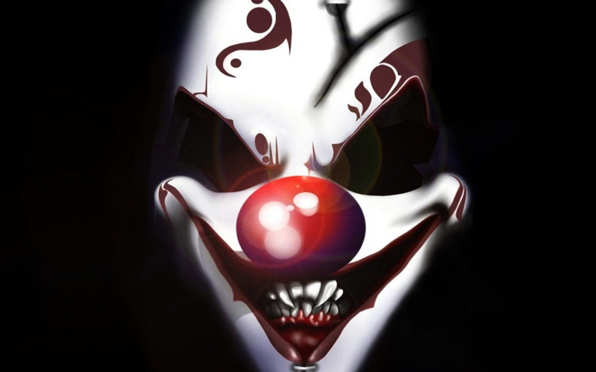 Scary Clown Halloween HD Wallpaper