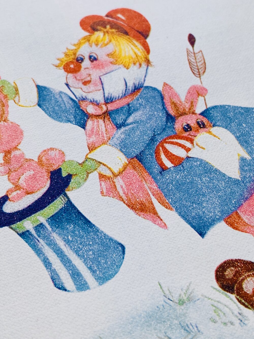 Vintage clown wallpaper