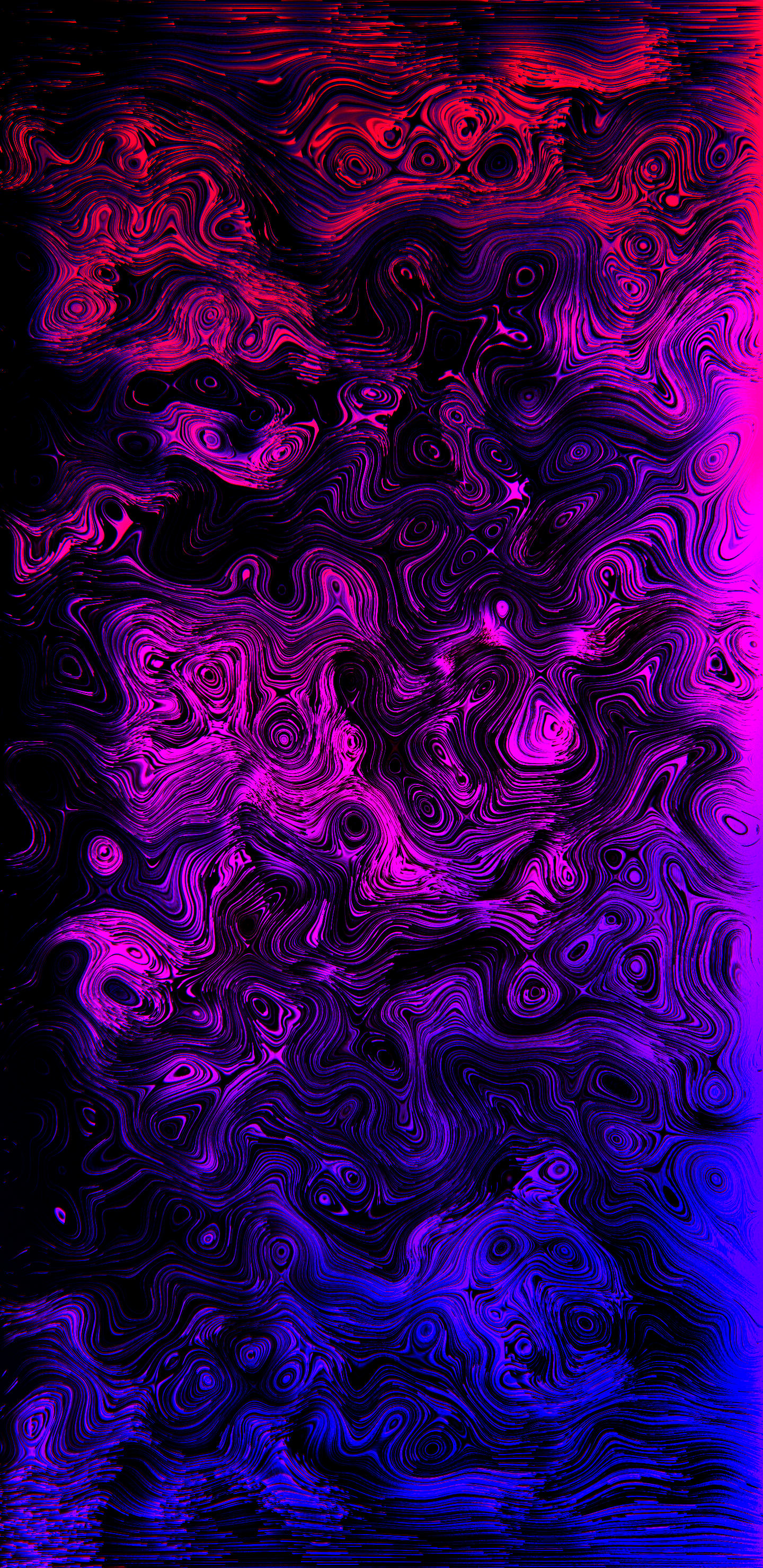 Wavy Purple Blueish (1440x2960), R