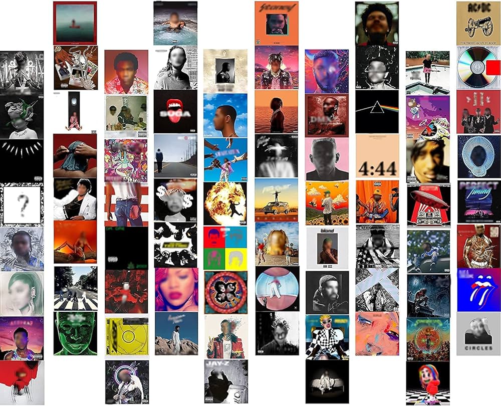 Album Cover Posters Collage Kit