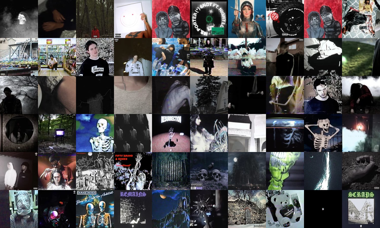 collage with your favorite album covers