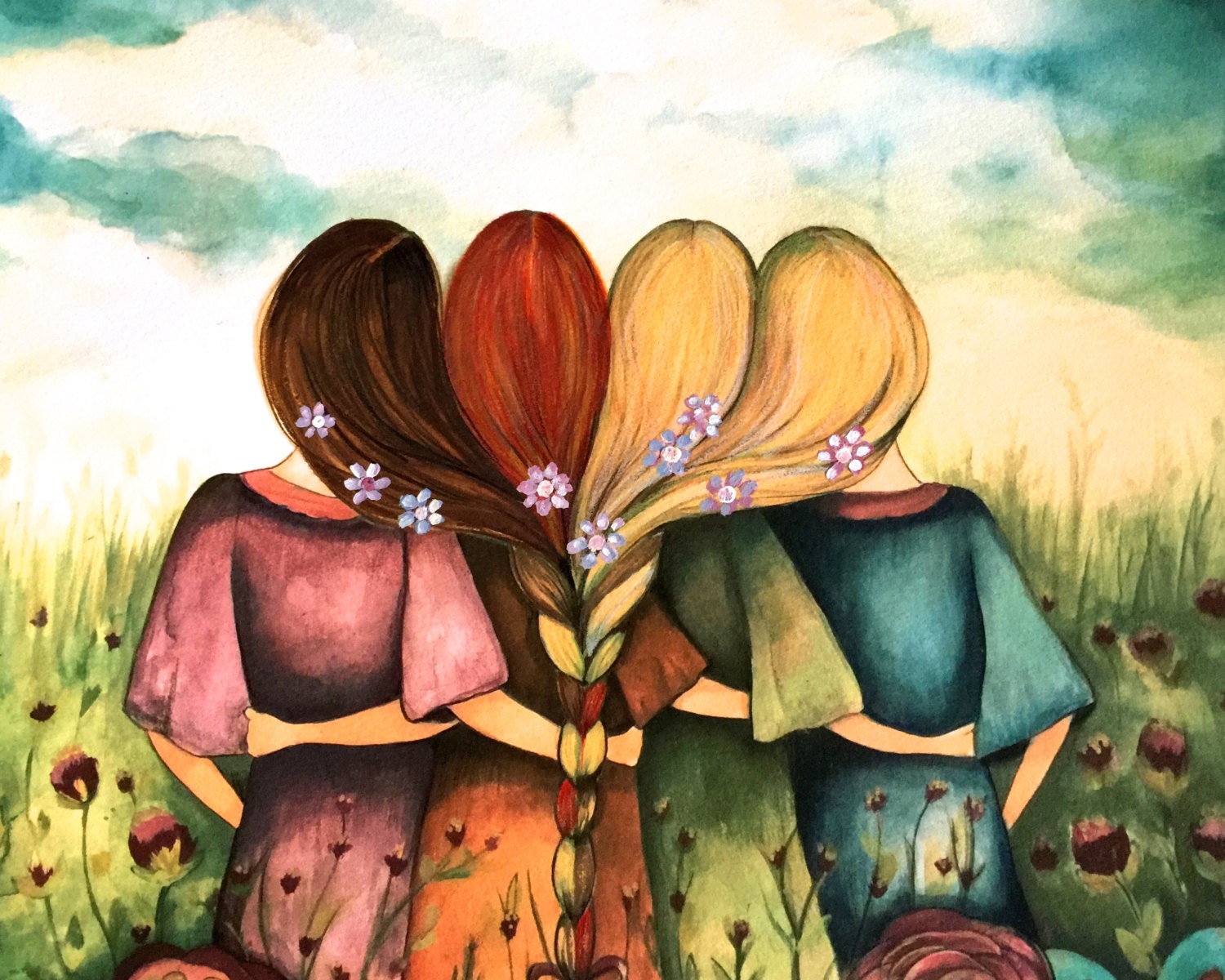 Art Print Woman Artwork Artist