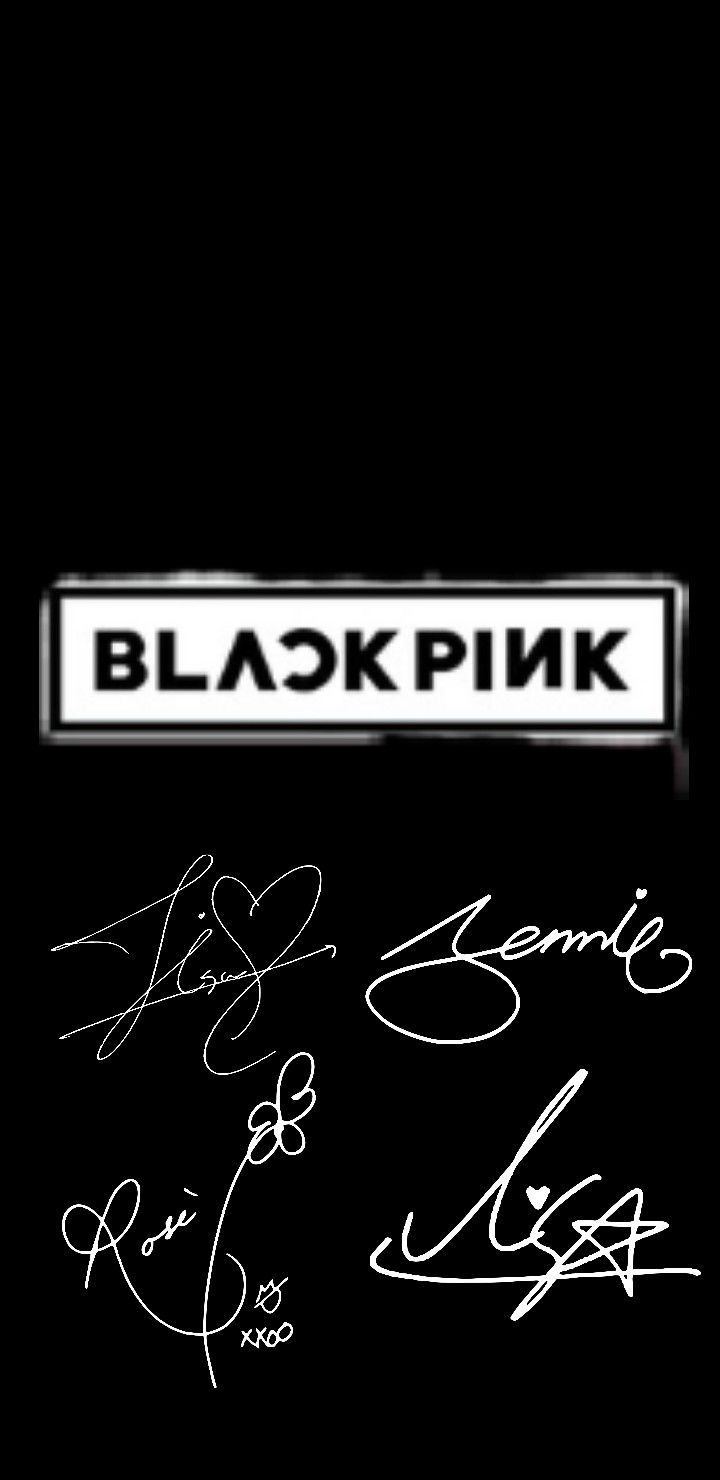 Blackpink signature wallpaper