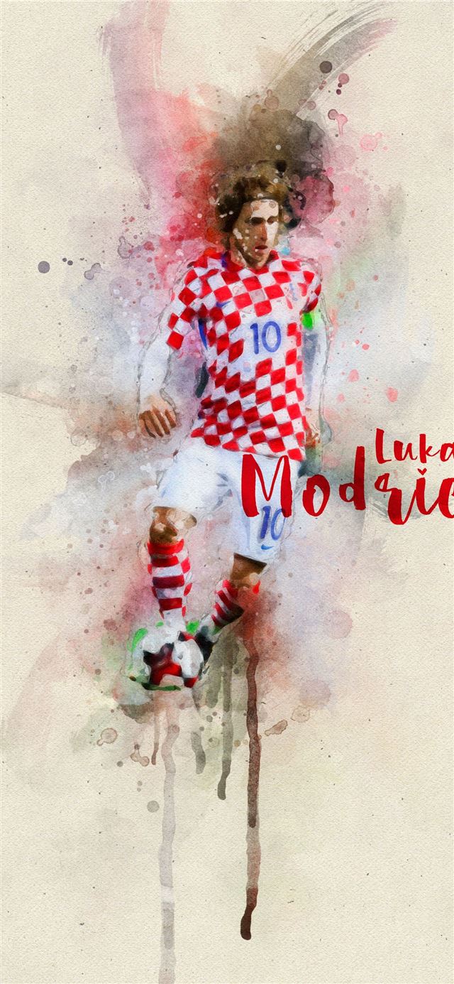 Best Luka modric iPhone X HD Wallpaper