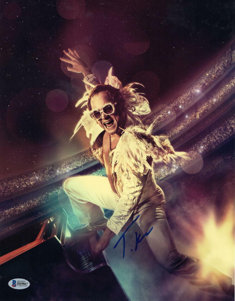 TARON EGERTON SIGNED 11X14 PHOTO