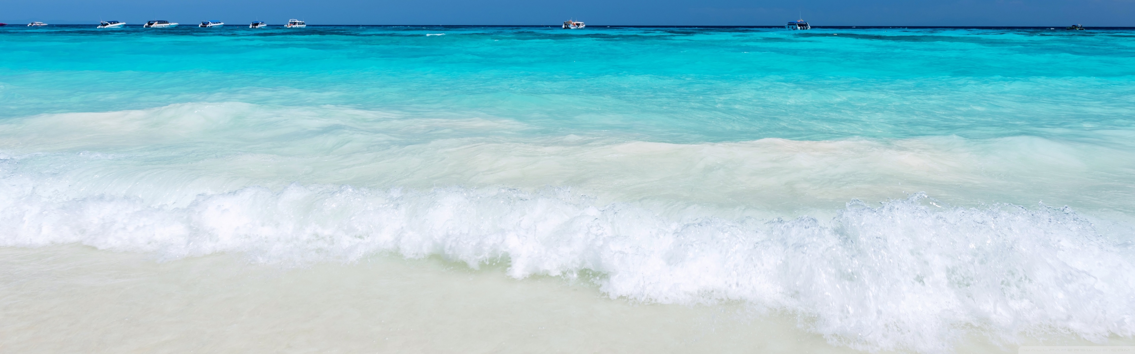 Summer, Beach, Wave, Vacation, White