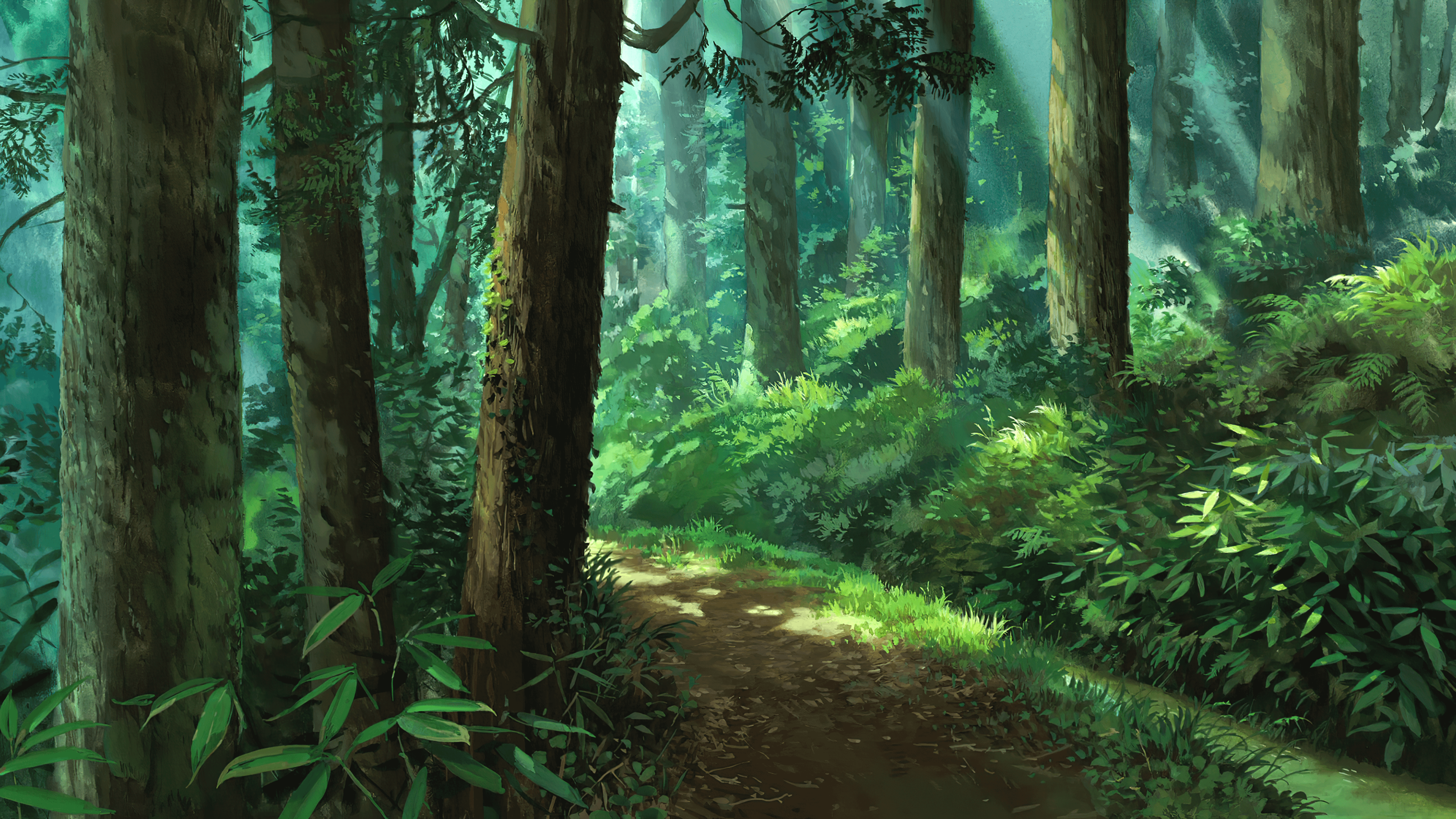 Studio Ghibli Forest [3840x2160], r