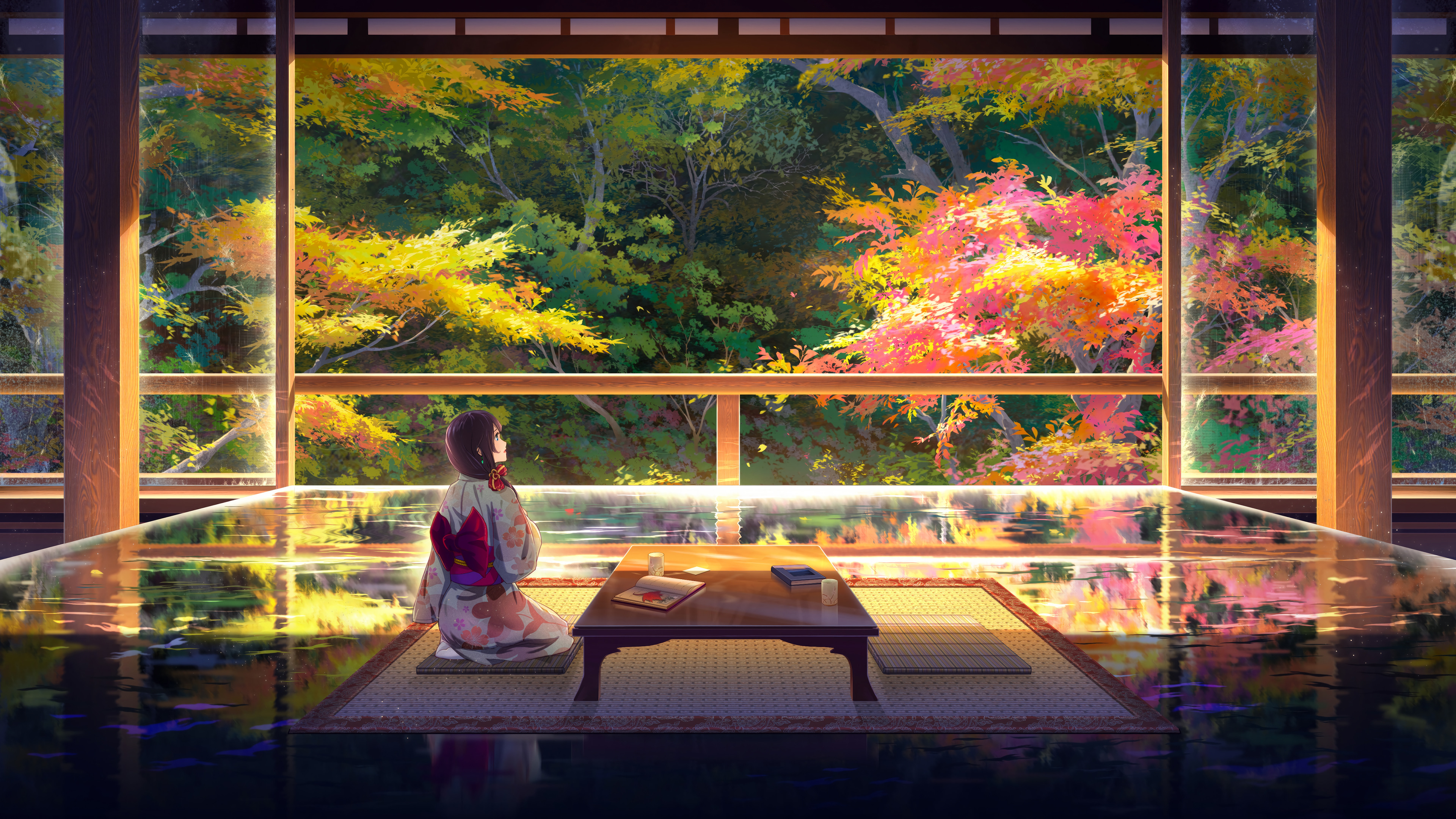 Kimon Forest Scenery Wallpaper 4K HD